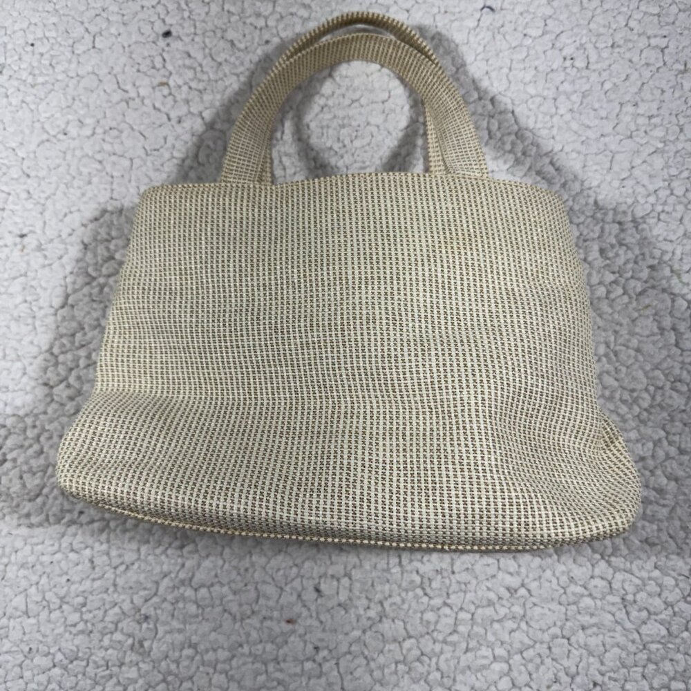 Esprit 1990s Y2K Vintage Raffia Mini Tote Bag Magnetic Closure Cottagecore - Picture 4 of 9
